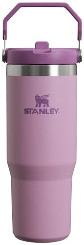 STANLEY ICEFLOW VASO CON PAJILLA ABATIBLE CON ASA 30 ONZAS TAPA GIRATORIA Y POPOTE ABATIBLE BOTELLA DE AGUA RESISTENTE A FUGAS - 1