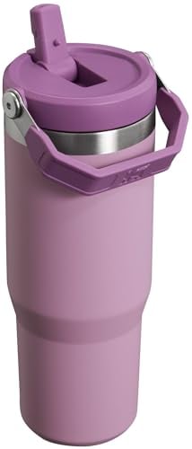 STANLEY ICEFLOW VASO CON PAJILLA ABATIBLE CON ASA 30 ONZAS TAPA GIRATORIA Y POPOTE ABATIBLE BOTELLA DE AGUA RESISTENTE A FUGAS - 2