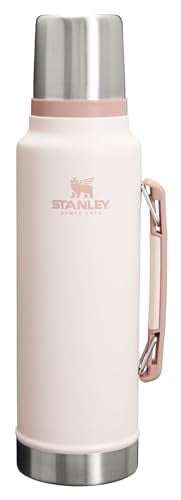 STANLEY BOTELLA CLÁSICA LEGENDARIA AL VACÍO DE 15 CUARTOS DE GALÓN BOCA ANCHA CON TAPA DE TAZA A PRUEBA DE FUGAS MANTIENE - 1