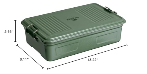STANLEY CLASSIC LEGENDARY CAJA ÚTIL DE 38 CUARTOS DE GALÓN CAJA DE METAL PARA APERITIVOS Y ALMUERZOS CONTENEDOR - 6