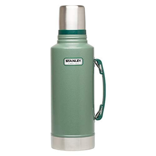 STANLEY HERITAGE BOTELLA CLÁSICA AL VACÍO CON ASA DE 20 CUARTOS BOCA ANCHA CON TAPA DE TAZA A PRUEBA DE FUGAS MANTIENE - 1