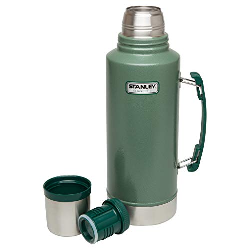 STANLEY HERITAGE BOTELLA CLÁSICA AL VACÍO CON ASA DE 20 CUARTOS BOCA ANCHA CON TAPA DE TAZA A PRUEBA DE FUGAS MANTIENE - 4