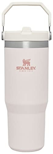STANLEY ICEFLOW VASO DE ACERO INOXIDABLE CON AISLAMIENTO TÉRMICO PAJILLA ABATIBLE TAPA ANTIFUGAS PARA EL HOGAR OFICINA - 1