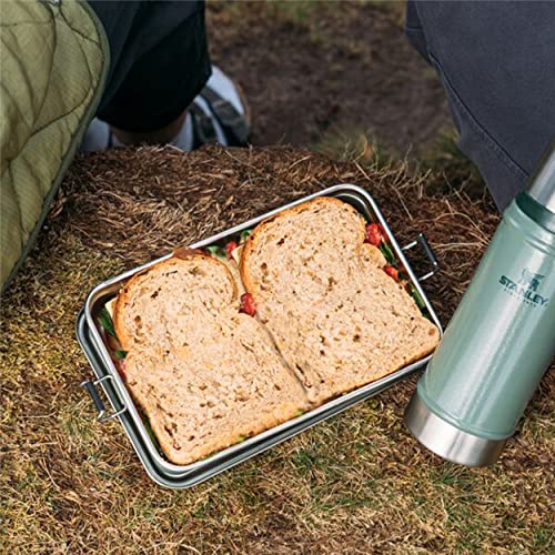 STANLEY CAJA ÚTIL LEGENDARIA CLÁSICA 120 LT CAJA DE METAL PARA SNACKS Y ALMUERZO CONTENEDOR DE ALMACENAMIENTO DE ALIMENTOS - 6