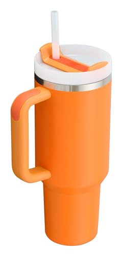 STANLEY QUENCHER H20 VASO CON MANGO Y PAJITA DE 40 ONZAS TAPA FLOWSTATE DE 3 POSICIONES COMPATIBLE CON PORTAVASOS PARA VIAJES - 3