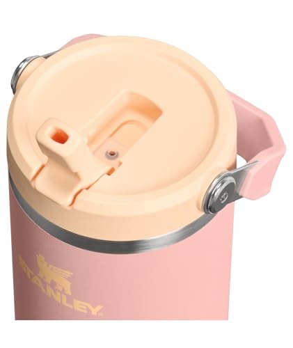STANLEY ICEFLOW 20 VASO CON PAJILLA ABATIBLE CON ASA 30 ONZAS TAPA GIRATORIA Y POPOTE ABATIBLE BOTELLA DE AGUA RESISTENTE - 2