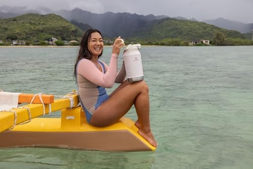 STANLEY ICEFLOW JARRA DE FLUJO RÁPIDO CON ASA 64 ONZAS TAPA DE BOQUILLA EN ÁNGULO GIRATORIA A PRUEBA DE FUGAS PARA VIAJES - 4
