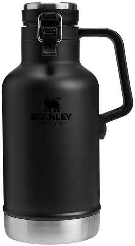 STANLEY JARRA CLÁSICA DE FÁCIL VERTIDO GROWLER DE 64 OZ MANTIENE LA CERVEZA FRÍA O EL CAFÉ CALIENTE TAPA CON REVESTIMIENTO - 1