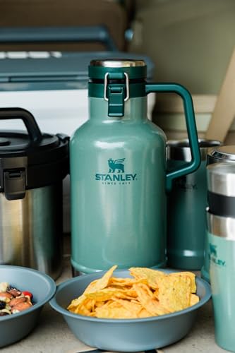 STANLEY JARRA CLÁSICA DE FÁCIL VERTIDO GROWLER DE 64 OZ MANTIENE LA CERVEZA FRÍA O EL CAFÉ CALIENTE TAPA CON REVESTIMIENTO - 5