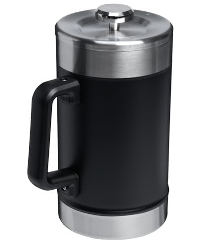 STANLEY CAFETERA CLÁSICA DE PRENSA FRANCESA QUE SE MANTIENE CALIENTE 48 ONZAS INFUSIÓN DE 5 MINUTOS 4 HORAS DE CALOR FILTRO - 3