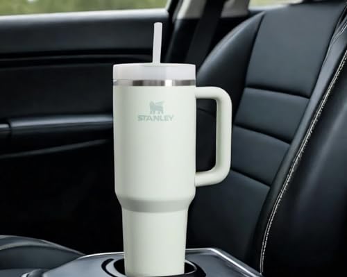 STANLEY MIST QUENCHER H20 FLOWSTATE VASO AISLADO AL VACÍO DE ACERO INOXIDABLE CON TAPA Y POPOTE PARA AGUA TÉ HELADO O CAFÉ - 4