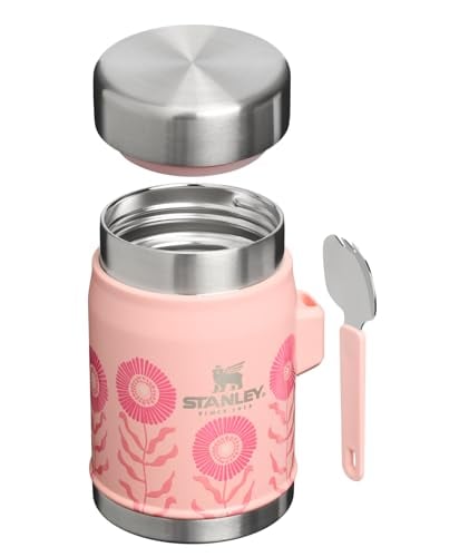 STANLEY CLASSIC FOOD JAR AND SPORK 14 OZ VACUUM INSULATED FOOD CONTAINER WIDE MOUTH SCREW ON LID PACKABLE FOR TRAVEL STAINLESS - 2
