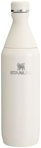 BOTELLA DELGADA STANLEY ALL DAY DE 20 OZ TAPA ENROSCABLE CON SELLO A PRUEBA DE FUGAS DISEÑO DELGADO PARA VIAJES Y GIMNASIO ACERO - 1