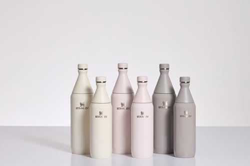 BOTELLA DELGADA STANLEY ALL DAY DE 20 OZ TAPA ENROSCABLE CON SELLO A PRUEBA DE FUGAS DISEÑO DELGADO PARA VIAJES Y GIMNASIO ACERO - 5