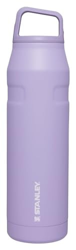 BOTELLA STANLEY ICEFLOW CON TAPA Y PARA LLEVAR BOCA ANCHA CON TAPA DE ROSCA LIGERA Y A PRUEBA DE FUGAS PARA VIAJES Y DEPORTES - 1