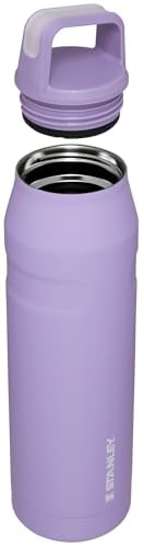 BOTELLA STANLEY ICEFLOW CON TAPA Y PARA LLEVAR BOCA ANCHA CON TAPA DE ROSCA LIGERA Y A PRUEBA DE FUGAS PARA VIAJES Y DEPORTES - 3