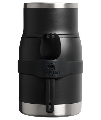 STANLEY ADVENTURE TOGO TARRO DE COMIDA Y TENEDOR DE 24 ONZAS RECIPIENTE DE ALIMENTOS AISLADO AL VACÍO TAPA DE ROSCA DE BOCA - 1