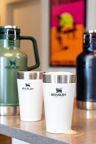 STANLEY ADVENTURE VASO DE CERVEZA APILABLE DE 16 ONZAS VASO APILABLE PARA BEBIDAS FRÍAS APTO PARA LAVAVAJILLAS VASO DE ACERO - 5