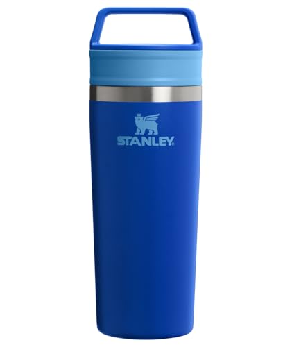 STANLEY CAFE TO GO TAZA DE VIAJE DE 16 ONZAS TAPA A PRUEBA DE FUGAS DE DOS PARTES PARA CAFÉ TÉ Y BEBIDAS TAZA DE CAFÉ AISLADA - 1