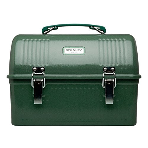 CAJA DE ALMUERZO CLÁSICA STANLEY 10 QT CAJA DE ALMUERZO VINTAGE DE METAL CONTENEDOR DE COMIDA DURADERO CON ASA Y CIERRE ALMACENA - 2
