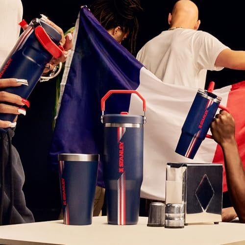 STANLEY ICEFLOW BOTELLA DE AGUA CON PAJILLA ABATIBLE 20 24 ONZAS POPOTE INTEGRADO CON APERTURA MÁS GRANDE LIGERA Y RESISTENTE - 5