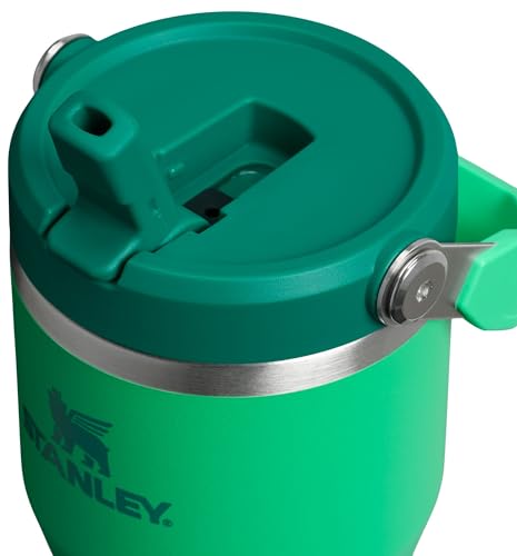 STANLEY ICEFLOW 20 VASO CON PAJITA ABATIBLE CON ASA DE 20 ONZAS TAPA GIRATORIA Y PAJITA ABATIBLE BOTELLA DE AGUA A PRUEBA - 2