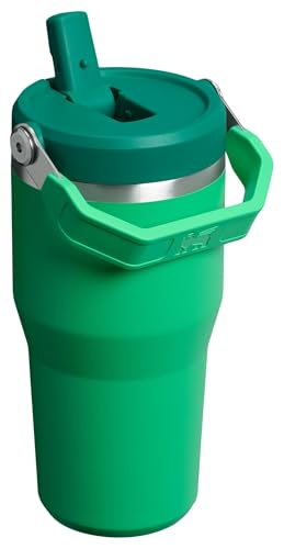STANLEY ICEFLOW 20 VASO CON PAJITA ABATIBLE CON ASA DE 20 ONZAS TAPA GIRATORIA Y PAJITA ABATIBLE BOTELLA DE AGUA A PRUEBA - 3