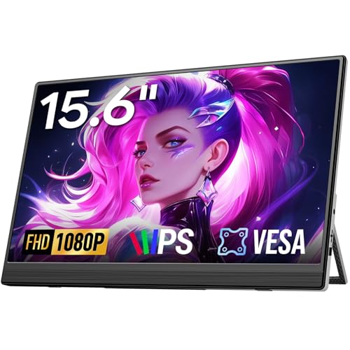 MONITOR PORTÁTIL MONITOR PORTÁTIL DE VIAJE FHD 1080P DE 156 PULGADAS PARA PORTÁTILES PANTALLA PORTÁTIL EXTERNA ULTRADELGADA - 1