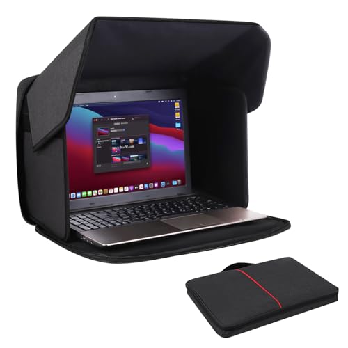 PARASOL PARA LAPTOP PROTECTOR CONTRA DESLUMBRAMIENTO PARA LAPTOP PANTALLA DE PRIVACIDAD BOLSA PARA TRABAJAR AL AIRE LIBRE - 2