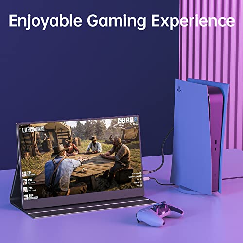 VISIONOWL MONITOR PORTÁTIL DE 156 PULGADAS 1080P FHD 85X25 SRGB SEGUNDA PANTALLA USBC HDMI HDR FREESYNC MONITOR DE VIAJE - 8