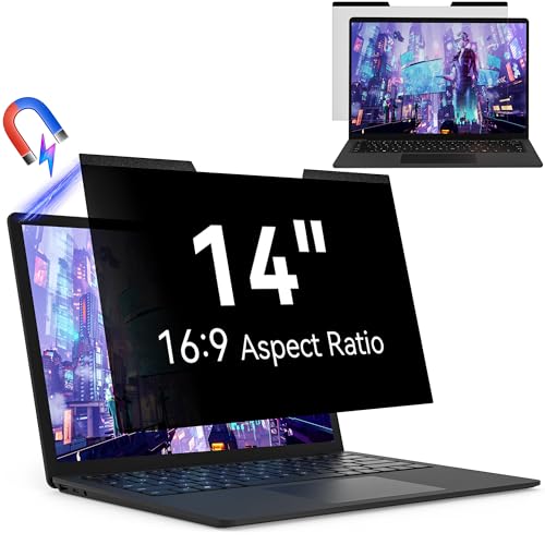 PANTALLA MAGNÉTICA DE PRIVACIDAD PARA LAPTOP DE 14 PULGADAS PARA MONITOR DE COMPUTADORA 169 PROTECTOR DE FILTRO DE LUZ AZUL - 2
