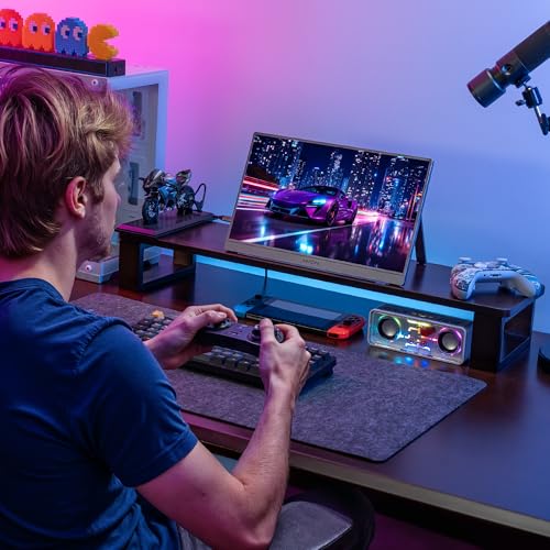 ARZOPA MONITOR PORTÁTIL 161 PULGADAS 25 K 180 HZ 2560 X 1440 QHD 107X25 SRGB SOPORTE INTEGRADO HDR ULTRADELGADO SEGUNDA PANTALLA - 3