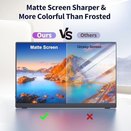 COOLHOOD MONITOR PORTÁTIL DE 185 PULGADAS PARA LAPTOP 1080P FHD 120HZ 125X25 SRGB USBC HDMI MONITOR DE VIAJE PARA LAPTOP MAC PC - 3