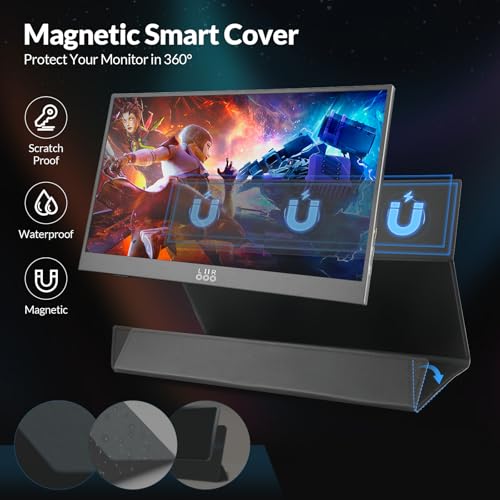 LR MONITOR PORTÁTIL 156 PULGADAS 1080P FHD ULTRA DELGADO MONITOR DE VIAJE USBC HDMI SEGUNDA PANTALLA EXTERNA PARA LAPTOP MACBOOK - 6