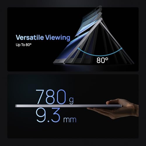 ARZOPA 161 144HZ MONITOR PORTÁTIL PARA JUEGOS 106X25 SRGB 1080P FHD CON SOPORTE PLEGABLE MONITOR PORTÁTIL CON HDR ULTRA DELGADO - 5