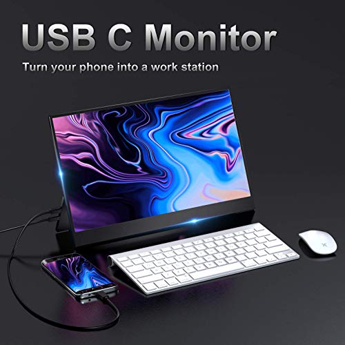 COCOPAR MONITOR PORTÁTIL 156 1080P 60HZ 85X25 SRGB IPS MONITOR DE VIAJE CON USBC HDMI PANTALLA PORTÁTIL PARA LAPTOP MACBOOK - 4