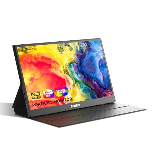 BENFEI MONITOR PORTÁTIL DE 156 PULGADAS PANTALLA FHD 1080P HDMI USBC PARA JUEGOS PANTALLA IPS HDR ULTRADELGADA CON CUBIERTA - 2