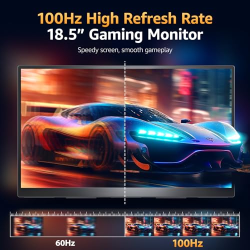 UPPERIZON MONITOR PORTÁTIL DE 185 PULGADAS FHD 125X25 SRGB 100HZ IPS HDR HDMI USBC MONITOR DE VIAJE PARA LAPTOP MACBOOK PC - 5
