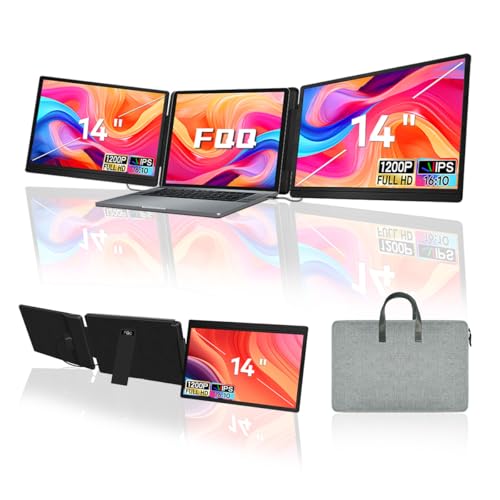 EXTENSOR DE PANTALLA PARA LAPTOP DE 14 PULGADAS MONITOR PORTÁTIL FHD 1200P IPS PARA PORTÁTILES DE 12 A 165 PULGADAS EXTENSOR - 1