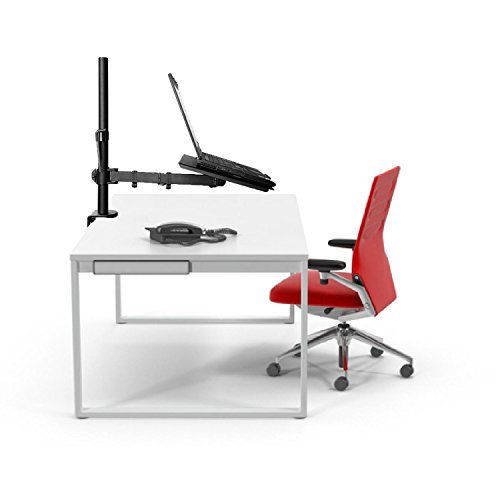WALI BANDEJA PARA PORTÁTIL CON SOPORTE DE ESCRITORIO PARA NOTEBOOK DE 17 PULGADAS BRAZO PARA PORTÁTIL TOTALMENTE AJUSTABLE HASTA - 3
