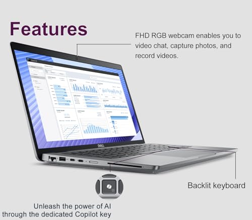 LAPTOP DELL PRECISION 3490 CON ESTACIÓN DE TRABAJO MÓVIL AI 14 PULGADAS FHD INTEL 14CORE ULTRA 5 135H I71355U 16 GB DDR5 RAM 512 - 3