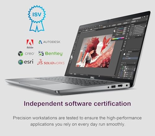 LAPTOP DELL PRECISION 3490 CON ESTACIÓN DE TRABAJO MÓVIL AI 14 PULGADAS FHD INTEL 14CORE ULTRA 5 135H I71355U 16 GB DDR5 RAM 512 - 5