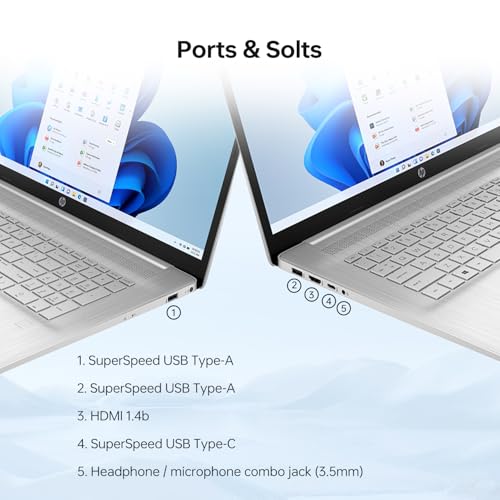 LAPTOP HP ESSENTIAL 2025 PARA NEGOCIOS PANTALLA TÁCTIL HD DE 173 PROCESADOR INTEL CORE I51334U 32 GB RAM 1 TB SSD WIFI 6 W11 PRO - 6