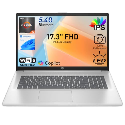 HP 173 FHD IPS LED ANTIRREFLEJOS 300 NITS PORTÁTIL CPU AMD RYZEN 5 7430U DE 6 NÚCLEOS 16 GB DE RAM 1 TB DE ALMACENAMIENTO CÁMARA - 1