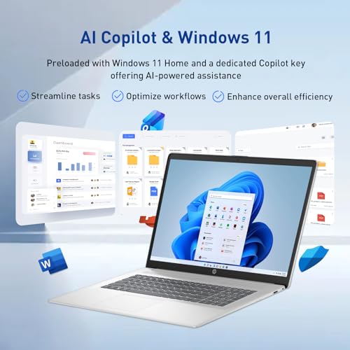 HP 173 FHD IPS LED ANTIRREFLEJOS 300 NITS PORTÁTIL CPU AMD RYZEN 5 7430U DE 6 NÚCLEOS 16 GB DE RAM 1 TB DE ALMACENAMIENTO CÁMARA - 7