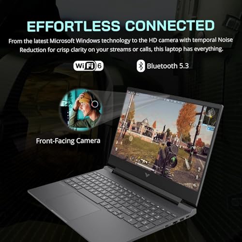HP 2024 VICTUS 156 PULGADAS 144HZ FHD GAMING LAPTOP 6CORE AMD RYZEN 5 7535HS I711800H RADEON RX 6550M RTX3050 RETROILUMINADO KB - 5