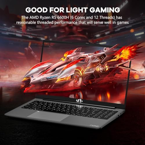 NIMO COMPUTADORA PORTÁTIL IPS FHD DE 156 PULGADAS AMD RYZEN 5 6600H 6 NÚCLEOS 32 GB DDR5 RAM 1 TB SSD BEAT I71165G7 HASTA 45 GHZ - 3