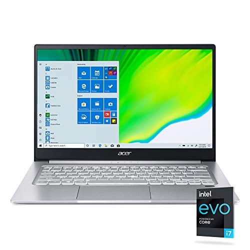 ACER SWIFT 3 INTEL EVO PORTÁTIL DELGADO Y LIGERO 14 PULGADAS FULL HD INTEL CORE I71165G7 INTEL IRIS XE GRAPHICS 8 GB LPDDR4X 256 - 1