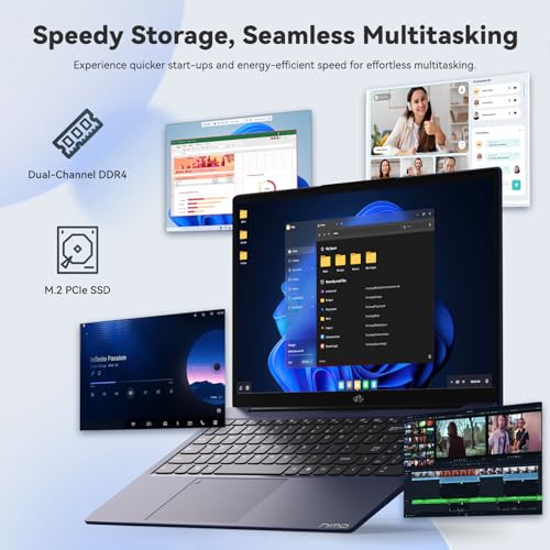 NIMO PORTÁTIL FHD IPS DE 156 CORE I31215U DE 6 NÚCLEOS HASTA 44 GHZ BEATS R5 7520U 8 GB DE RAM 256 GB SSD WIFI 6 TECLADO - 4