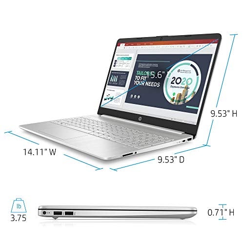 HP COMPUTADORA PORTÁTIL CON PANTALLA HD DE 156 PULGADAS INTEL CORE I31115G4 DE 11 GENERACIÓN HASTA 41 GHZ 16 GB DE RAM 256 GB - 4